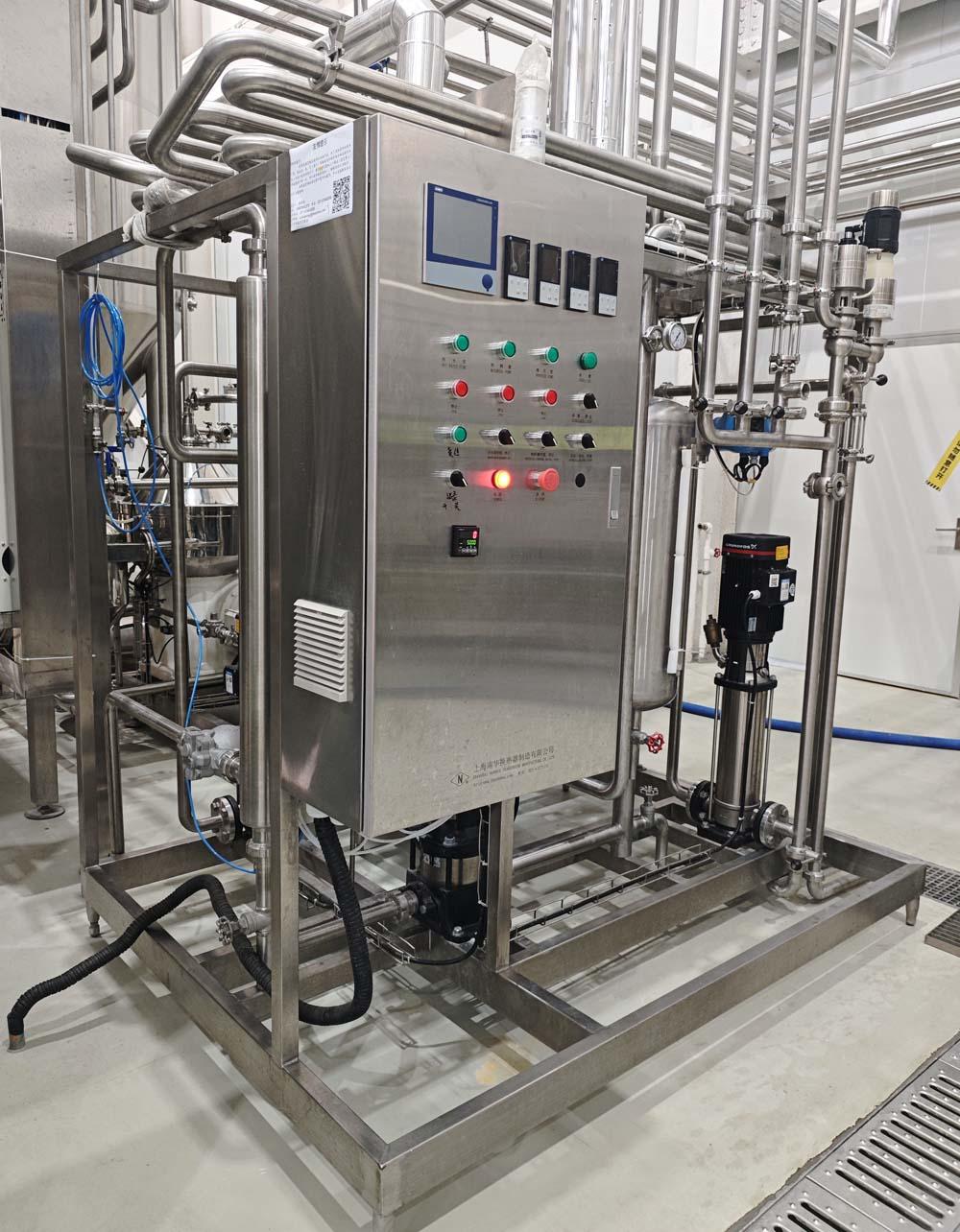 6000L/hr Plate Type Flash Pasteurizer in Brewery